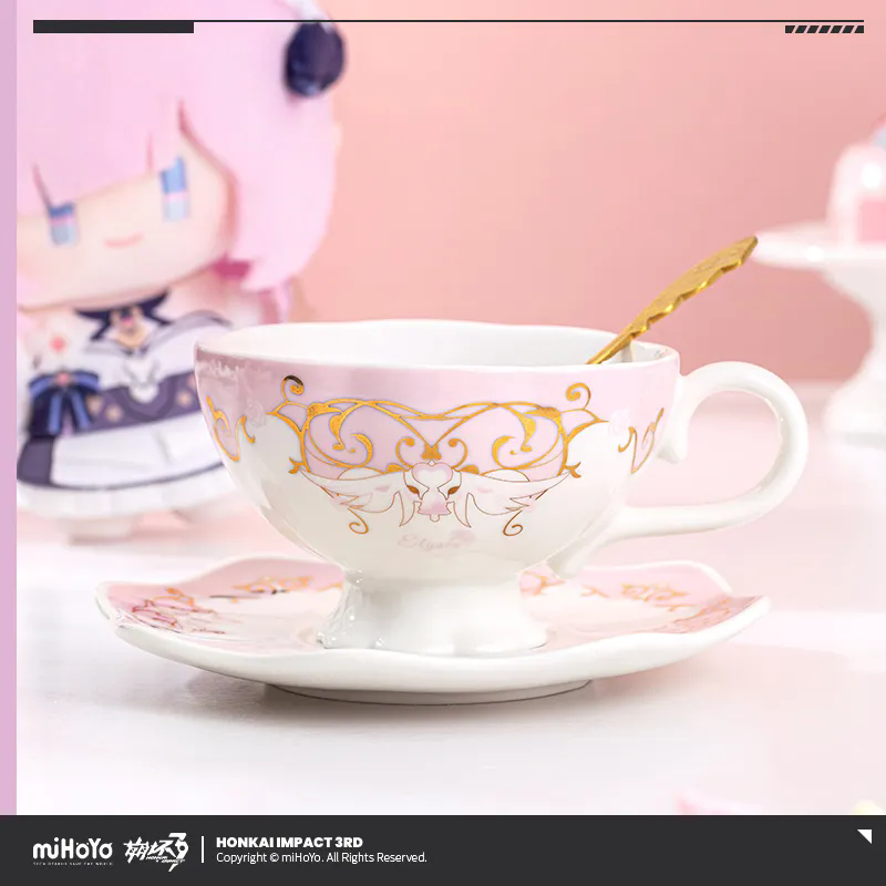 Coffee Tea Gift Set - 【正規品】miHoYo ゲーム エリシア ティーカップ ホンカイインパクト3 エリシア
