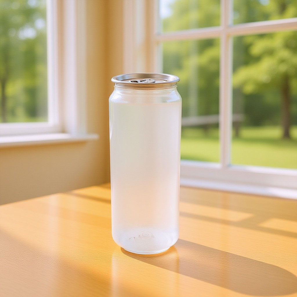 Water Tea And Coffee - 5個入り透明飲料缶、簡単に開けられる携帯用ドリンク容器、ジュース、ミルクティー、コーヒー、ソーダ、水、アウトドア、オフィス、学校用