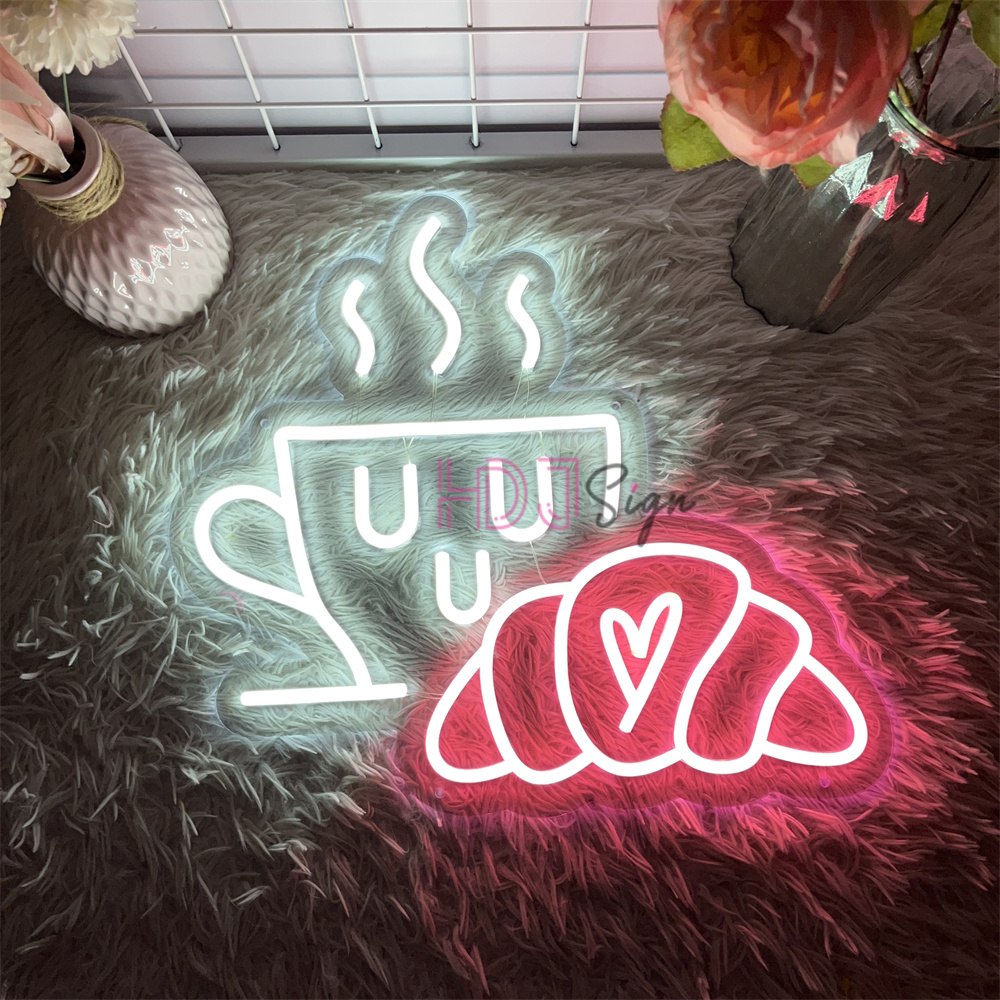 Coffee Tea Neon Sign - コーヒー紅茶ネオンLEDサインナイトカフェパーティールームウォールアートデコレーションLEDネオンライトUSBベーカリー寝室装飾コーヒーバーサイン