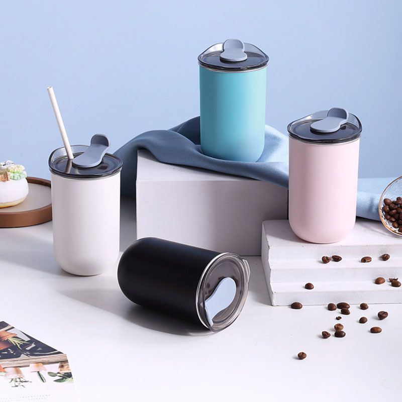 Water Tea And Coffee - 蓋付き断熱水筒、ワイングラス、サーモコーヒーカップマグ、ジュース、お茶、水、氷、飲料用保温保冷ボトル