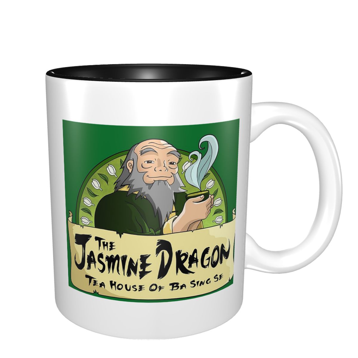 Coffee Jasmine Tea - ジャスミンドラゴンティーハウスマグ面白いセラミックコーヒーカップティーマグミルクカップドリンクウェア友人へのギフト
