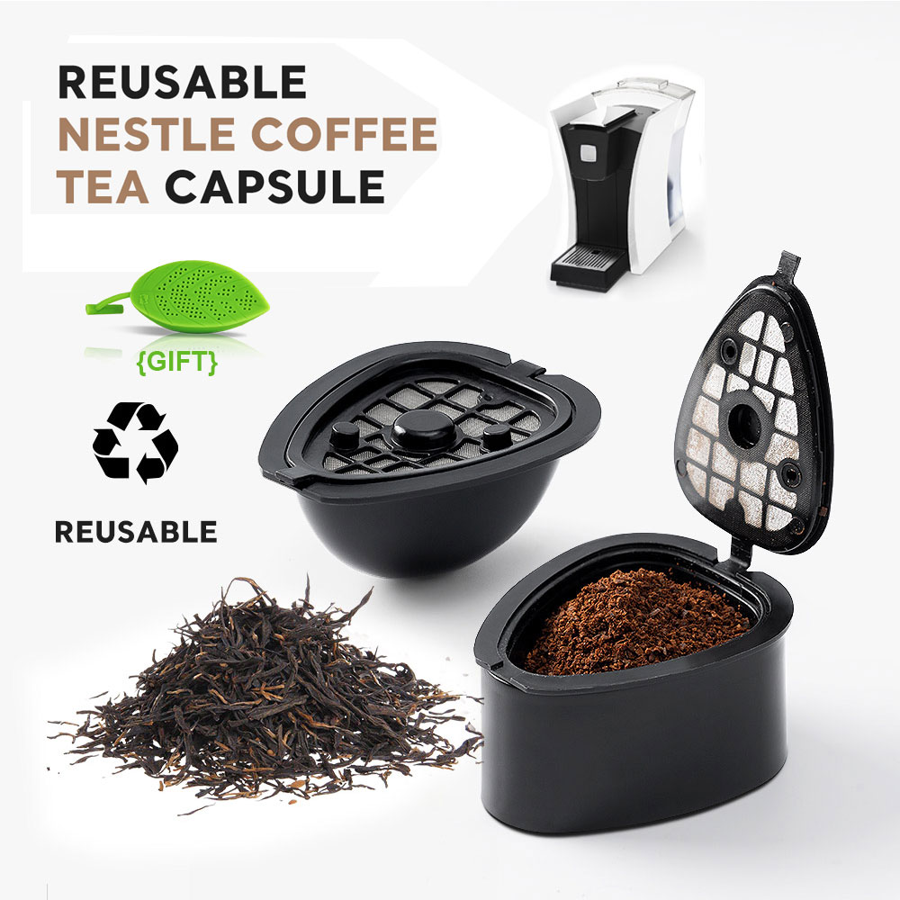 Coffee Tea Mix - 使い捨ての再利用可能なカプセル,コーヒーフィルター,紅茶,家庭用キッチンアクセサリー,st9662,62rd