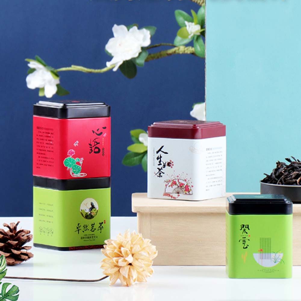 Coffee Tea Jar Set - 金属製高品質アルミ製砂糖保存容器 密閉缶 キッチン収納 コーヒー缶 茶葉入れ 茶筒