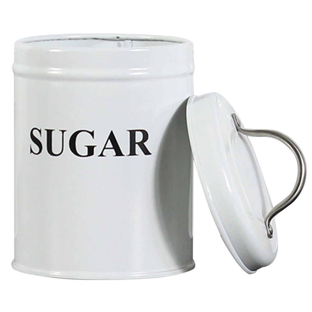 Coffee Tea Jar Set - 紅茶缶 ブラックホワイト ノルディックスタイル 多機能保存容器 ルーズリーフティー コーヒー粉