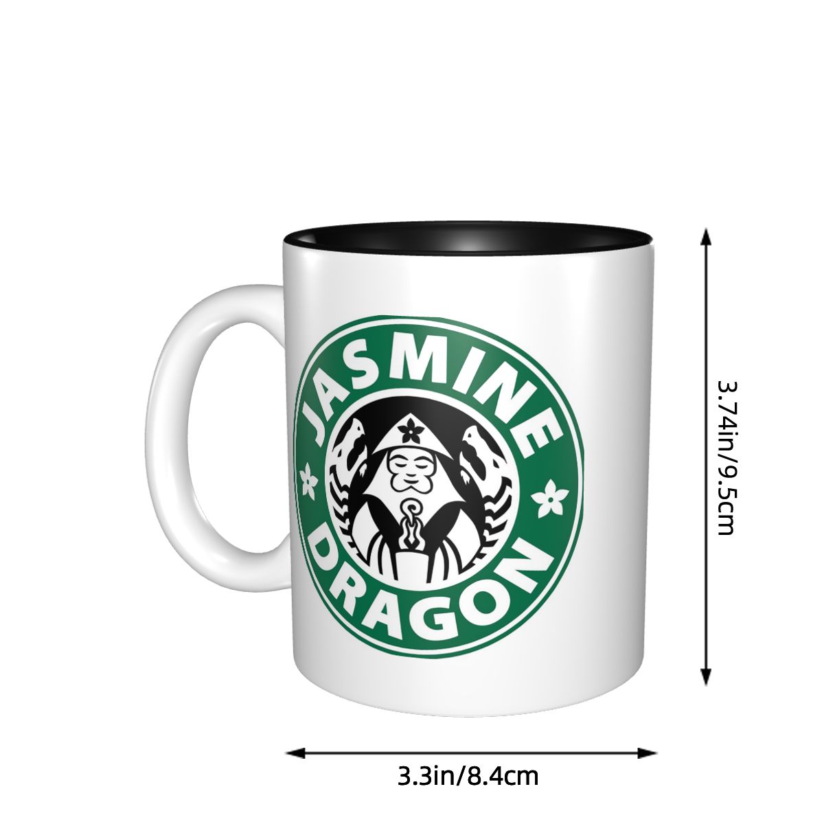 ジャスミンドラゴンマグ面白いセラミックコーヒーカップティーマ - Coffee Jasmine Tea のレビューと価格
