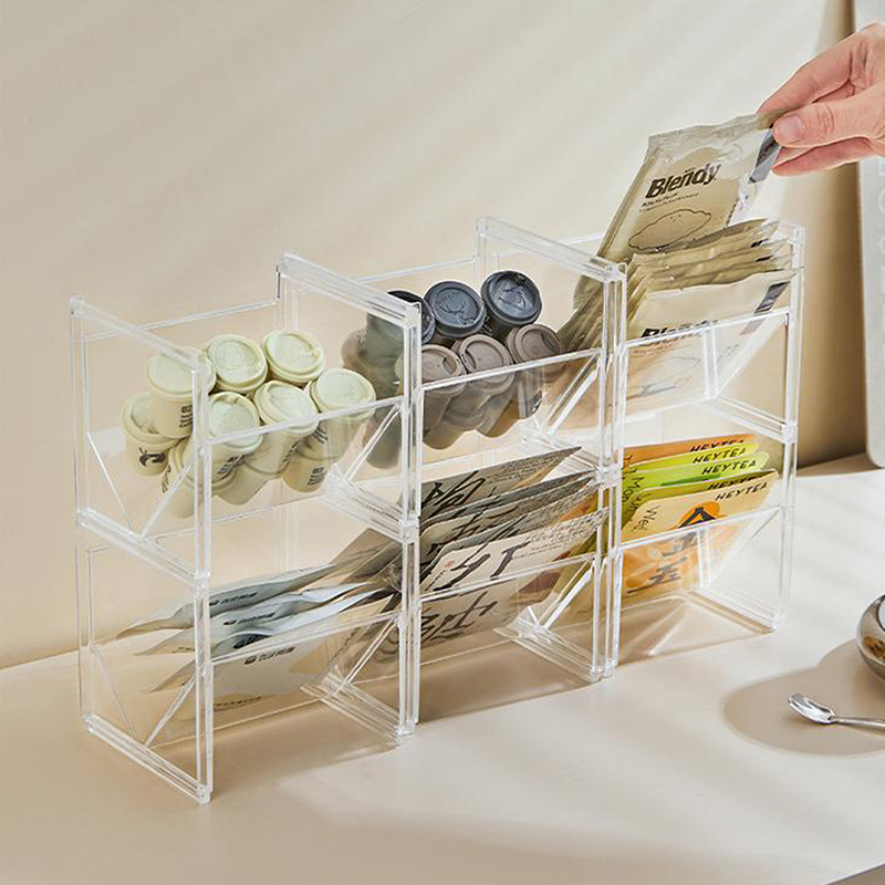 縦型ティーボックスホルダー、積み重ね可能なティーバッグホルダ - Coffee Tea Box のレビューと価格