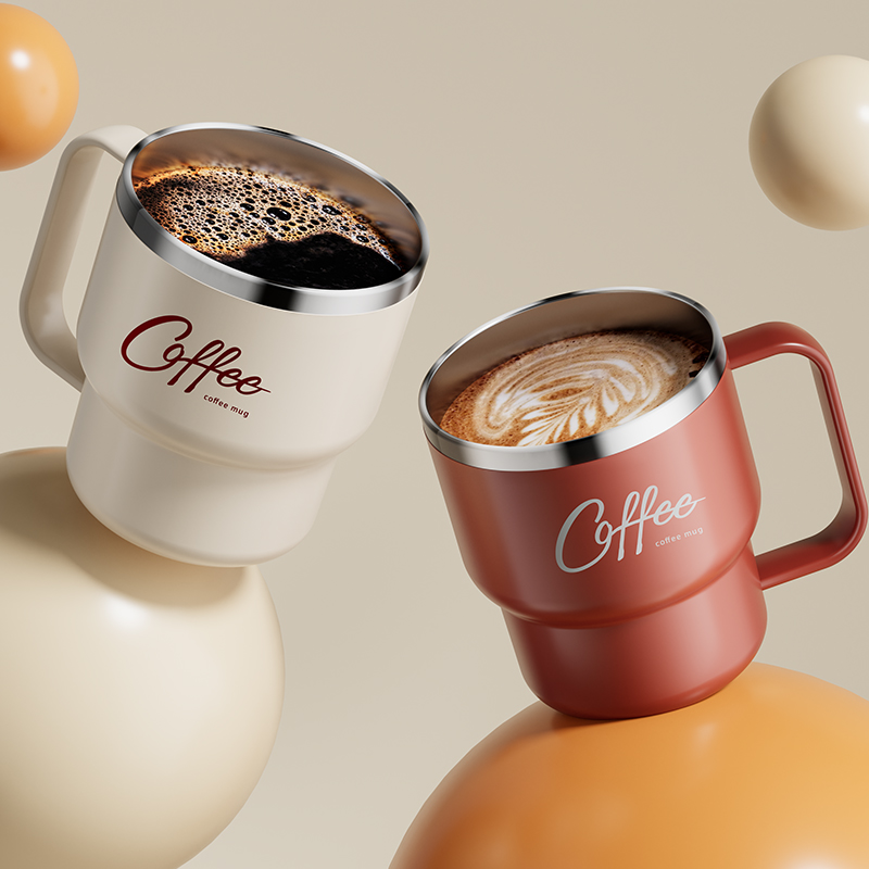 400ML二重層コーヒーマグ、304ステンレス鋼製密閉飲料カ - Coffee Tea Weight Loss のレビューと価格