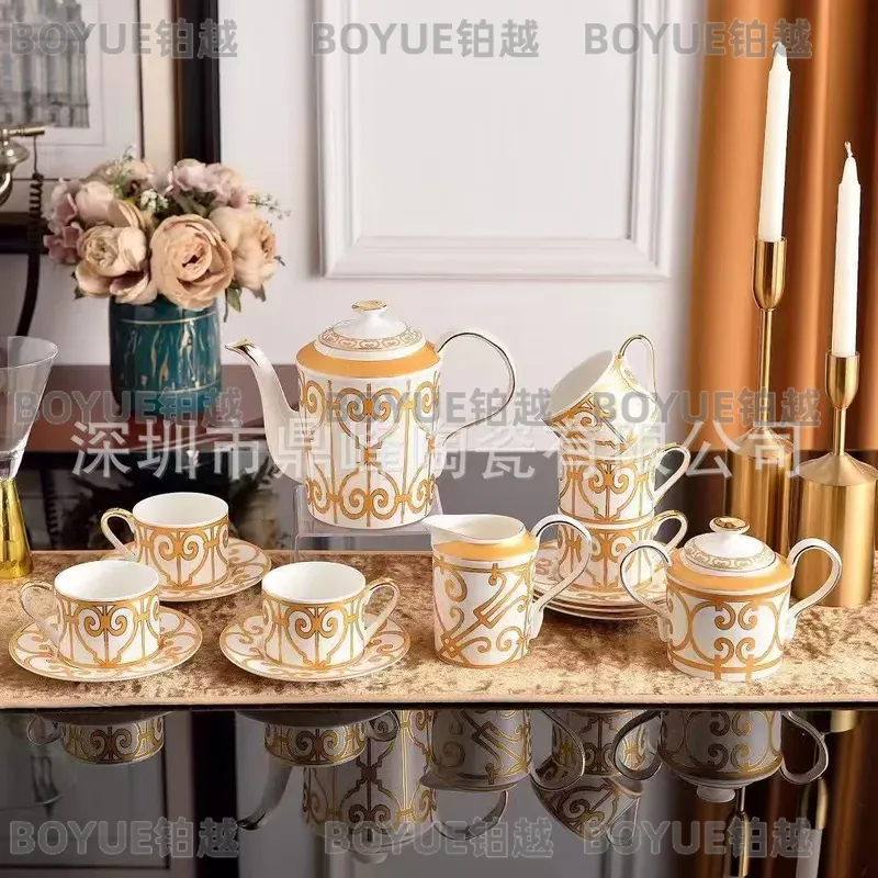黄色の陶器製コーヒーカップとソーサーのセット、ヨーロッパの軽 - Coffee Tea Gift Set のレビューと価格