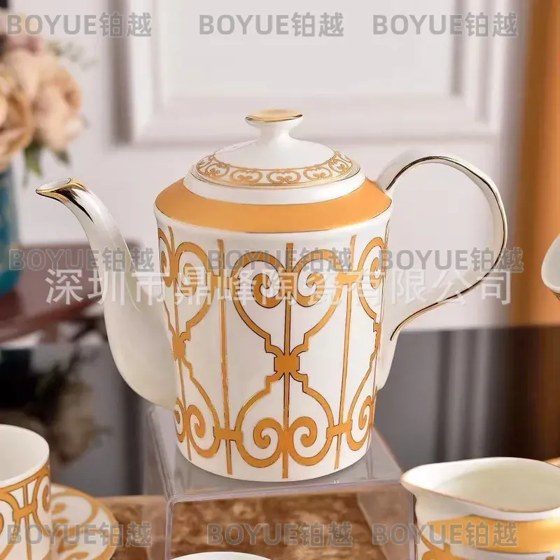 黄色の陶器製コーヒーカップとソーサーのセット、ヨーロッパの軽 - Coffee Tea Gift Set のレビューと価格