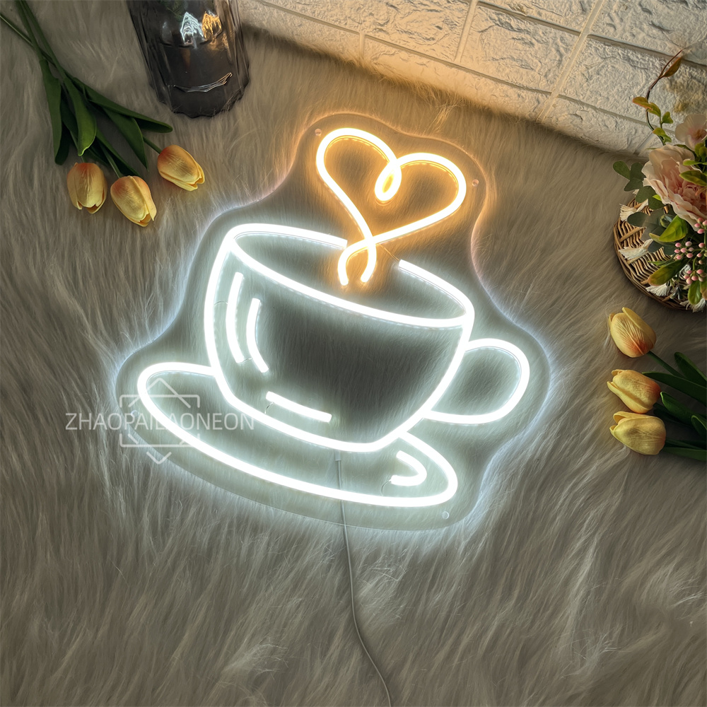 コーヒー紅茶ネオンサイン コーヒーショップ吊り下げLEDウォ - Coffee Tea Neon Sign のレビューと価格