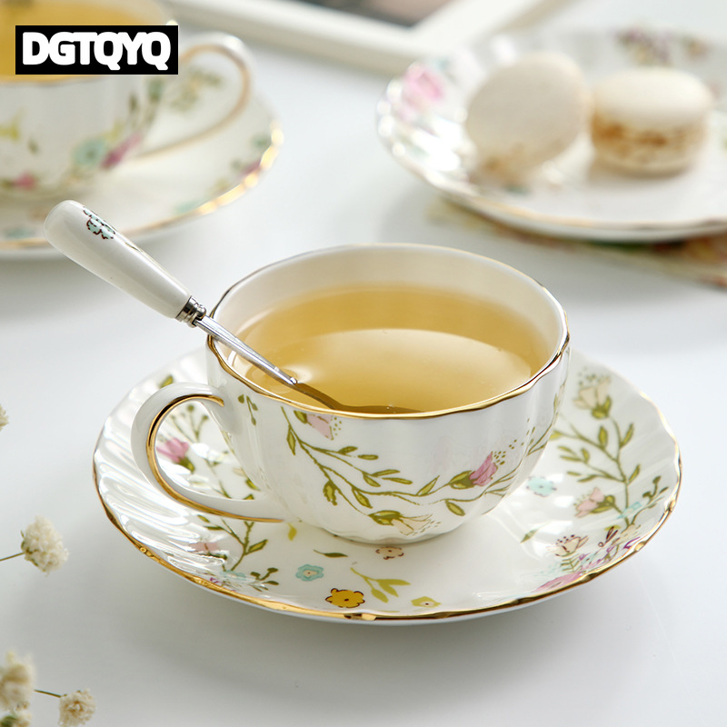 2個セット ヴィンテージ風 花柄 セラミックコーヒーカップ＆ - Coffee Tea Mix のレビューと価格