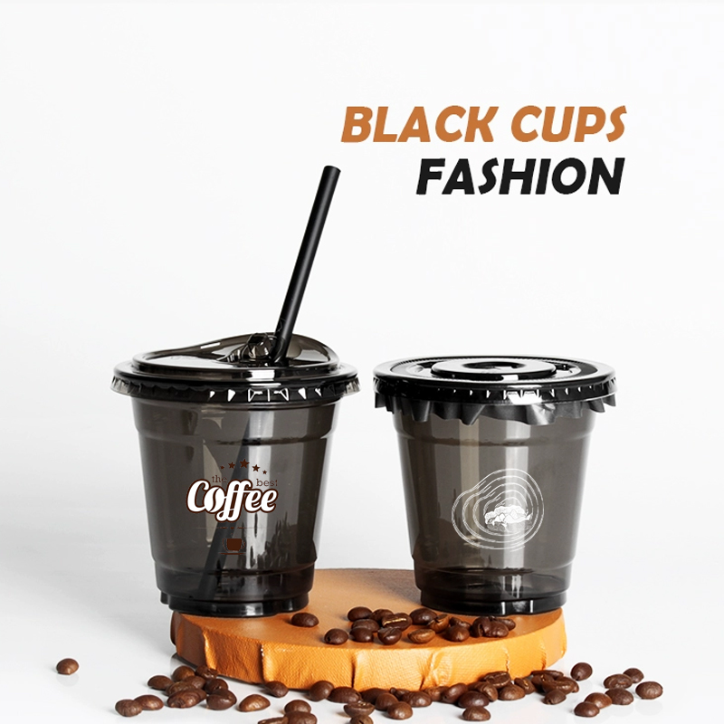 ロゴ入り使い捨て透明ペットコーヒーカップ、コールドドリンクカ - Coffee Tea In Chinese のレビューと価格