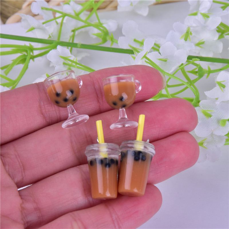 飲み物,コーヒー,ミルク,お茶,飲み物の形をした樹脂チャーム - Coffee Tea Boba のレビューと価格