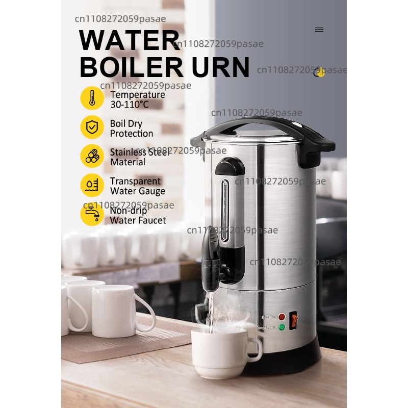 急速加熱セルフサービスコーヒー・紅茶ボイラー ステンレス製電 - Coffee Tea Urn のレビューと価格