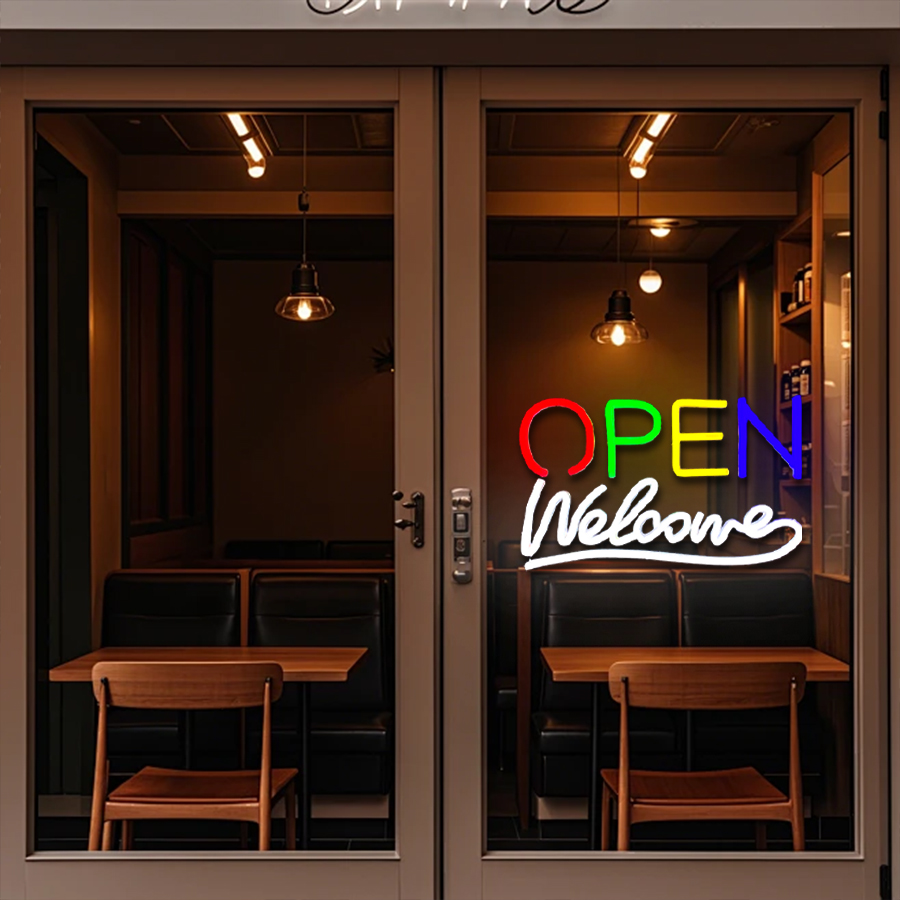 壁の装飾用のオープンウェルカムネオンサイン、ビジネス用のLE - Coffee Tea Neon Sign のレビューと価格
