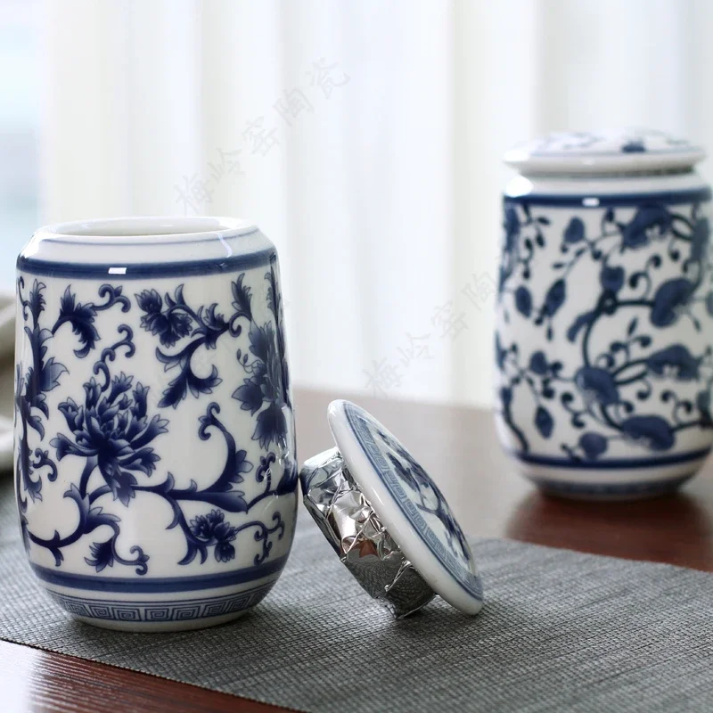 健康的な中国の宮殿,白い磁器のティーキャディ,ポータブル,セ - Coffee Tea In Chinese のレビューと価格