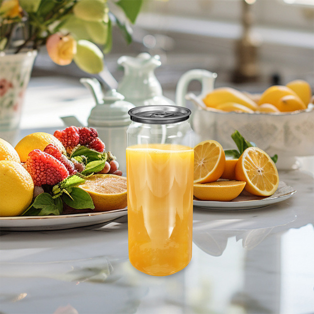 5個入り透明飲料缶、簡単に開けられる携帯用ドリンク容器、ジュ - Water Tea And Coffee のレビューと価格