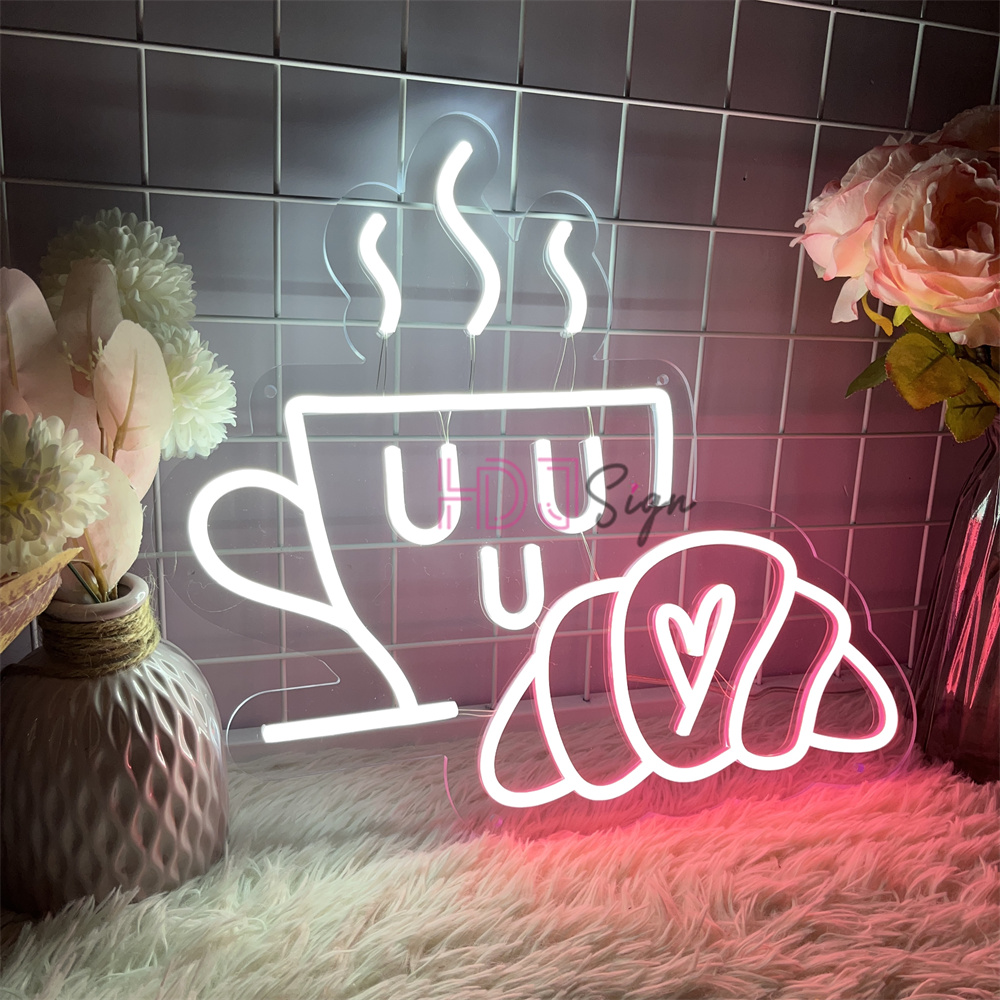 コーヒー紅茶ネオンLEDサインナイトカフェパーティールームウ - Coffee Tea Neon Sign のレビューと価格
