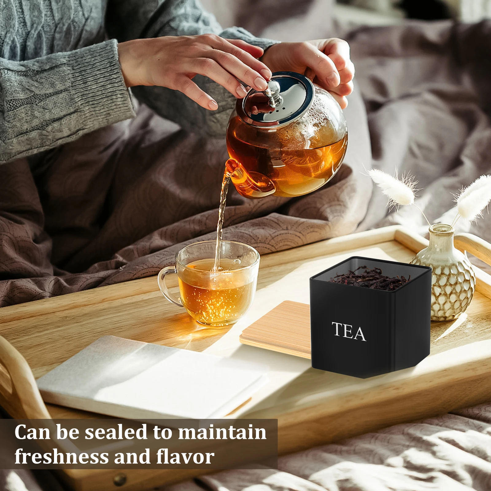 3個セット 500ml 茶葉・砂糖・コーヒー用キャニスター  - Coffee Tea Jar Set のレビューと価格