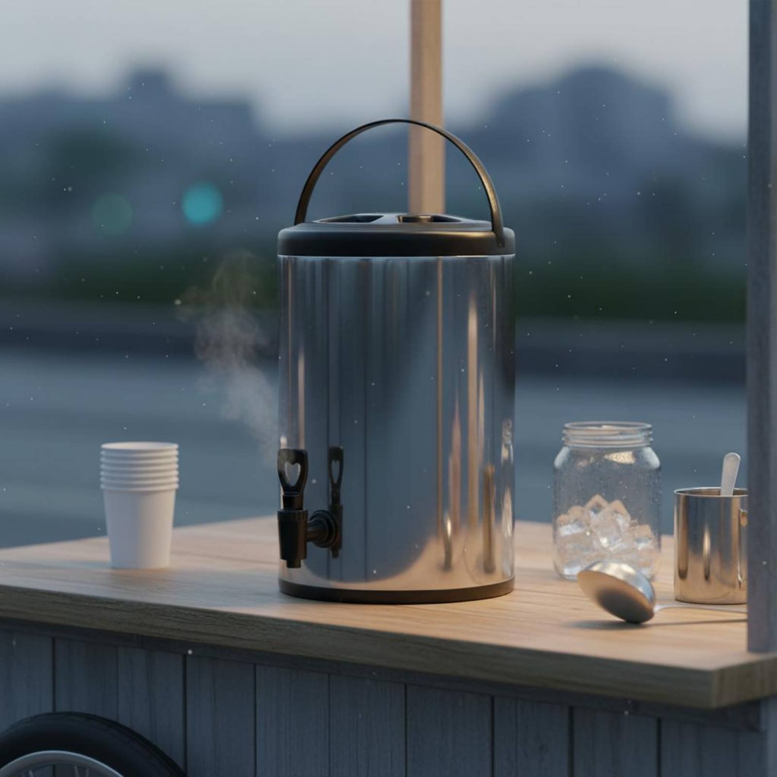 業務用ミルクティーバレル、錆びにくいステンレス製飲料ディスペ - Coffee Tea Urn のレビューと価格