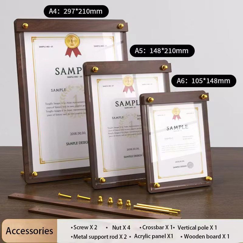カスタムA4/A5アクリル木目調メニュー価格表ディスプレイス - Coffee Tea Mix のレビューと価格