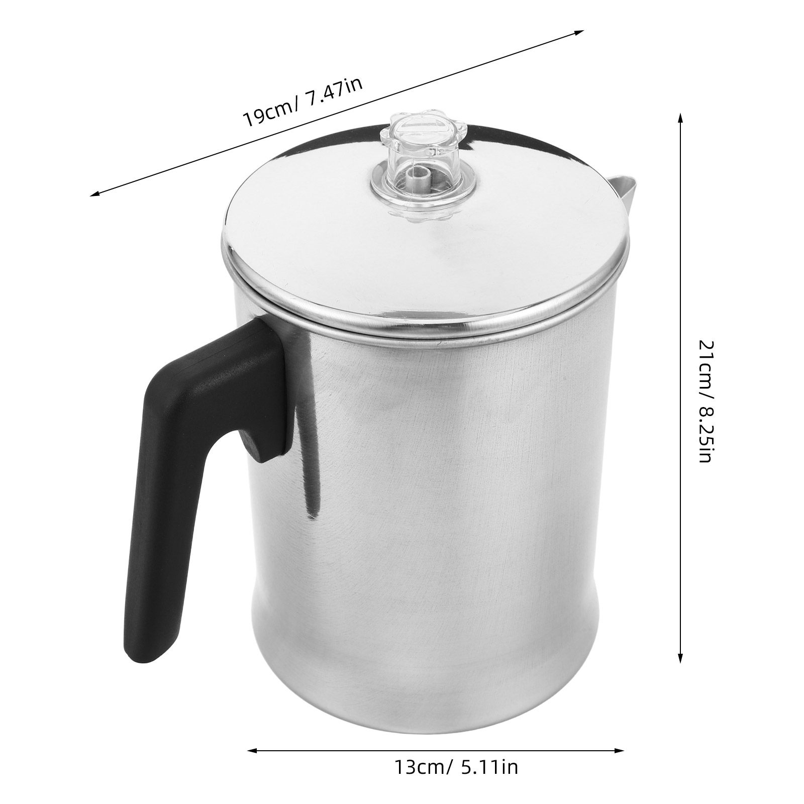 1.8L アルミ製コーヒーポット アウトドア用ポータブルキャ - Water Tea And Coffee のレビューと価格
