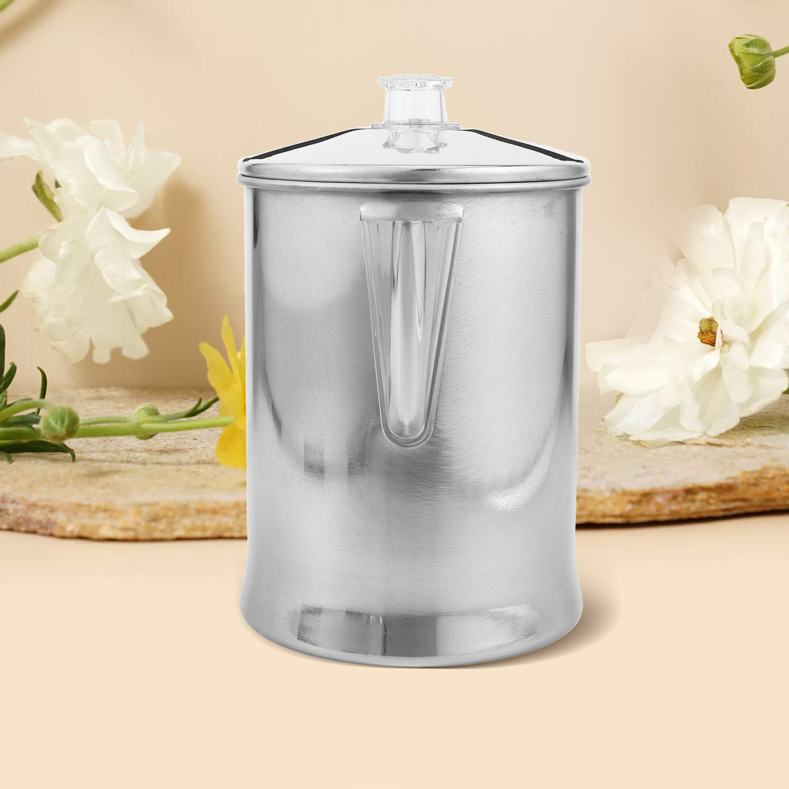 1.8L アルミ製コーヒーポット アウトドア用ポータブルキャ - Water Tea And Coffee のレビューと価格