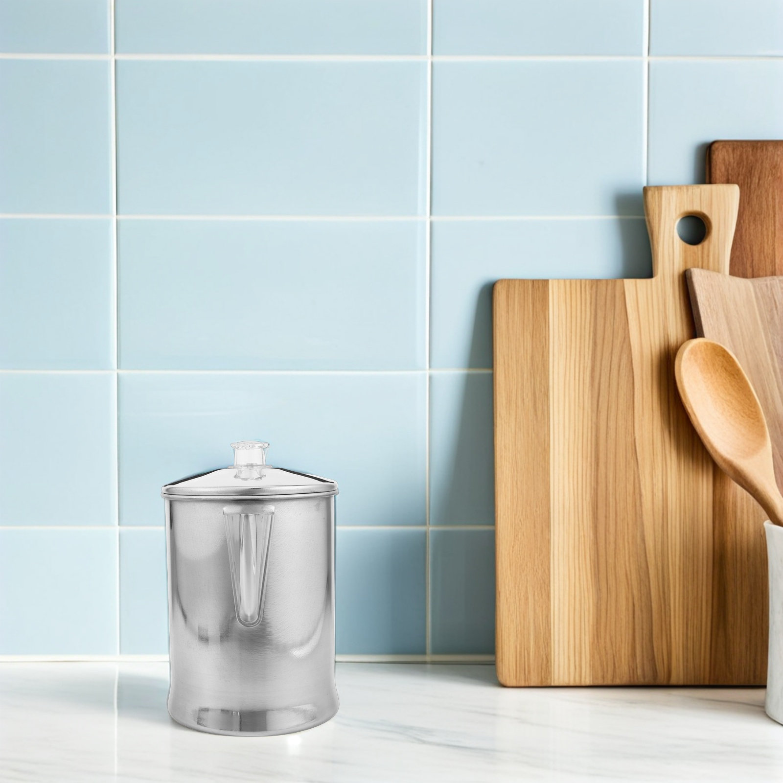 1.8L アルミ製コーヒーポット アウトドア用ポータブルキャ - Water Tea And Coffee のレビューと価格