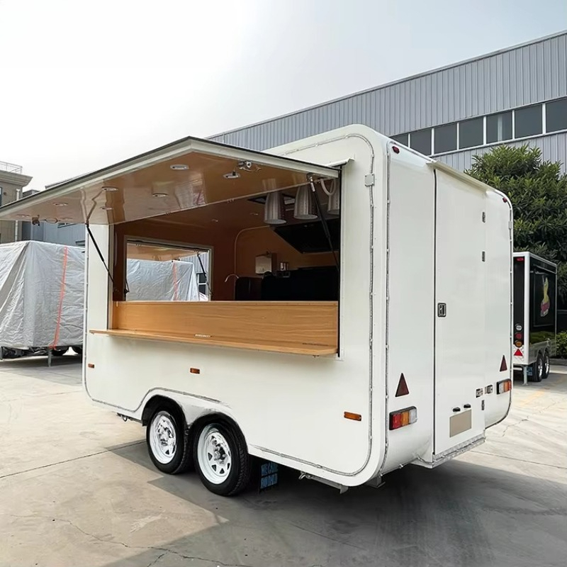 レトロなコーヒーショップバン、フードトラック、バブルティー販 - Coffee Tea Van のレビューと価格