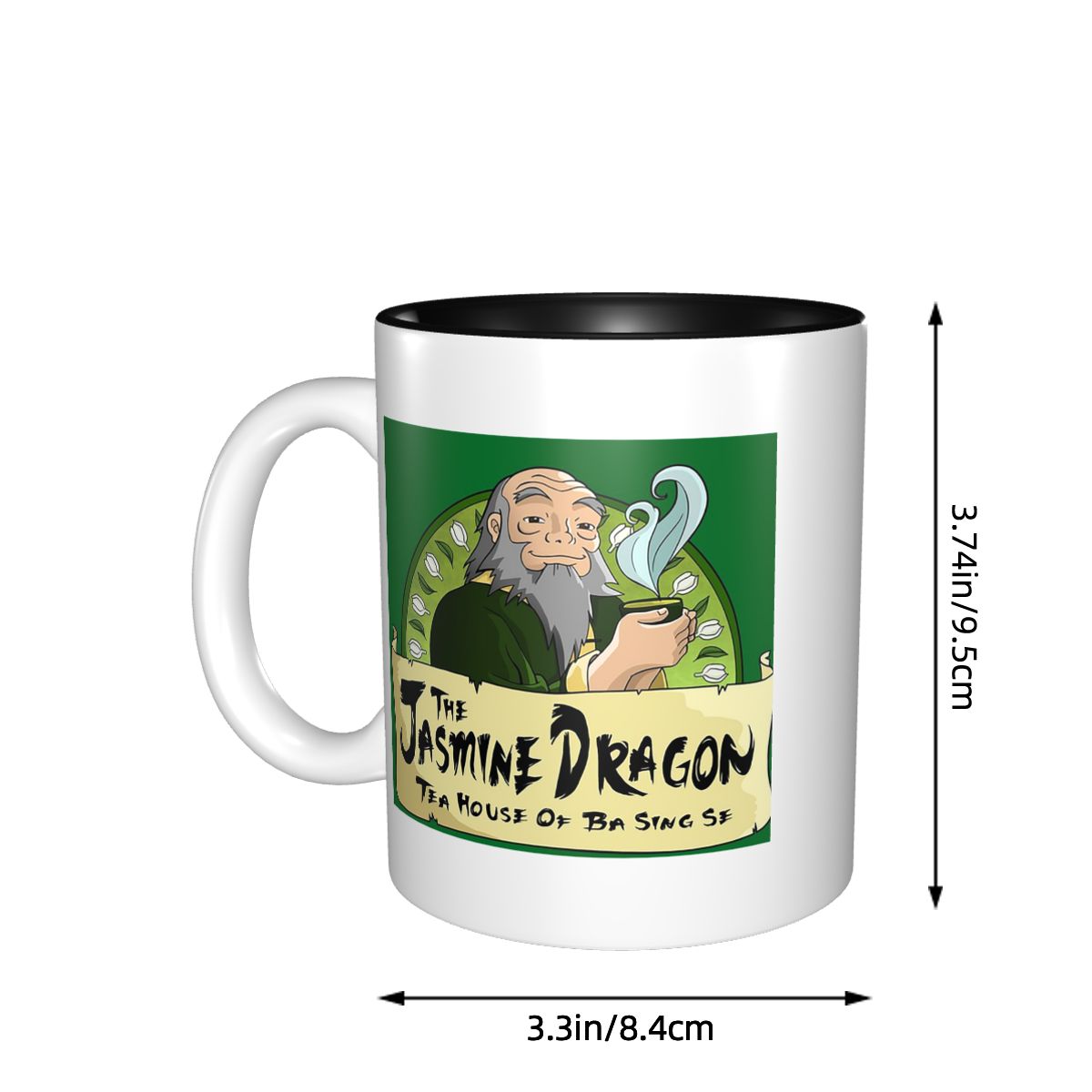 ジャスミンドラゴンティーハウスマグ面白いセラミックコーヒーカ - Coffee Jasmine Tea のレビューと価格
