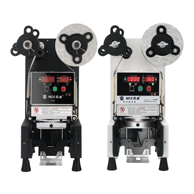 自動カップシーリングマシン 90 95 98mm PP コー - Coffee Tea Boba のレビューと価格