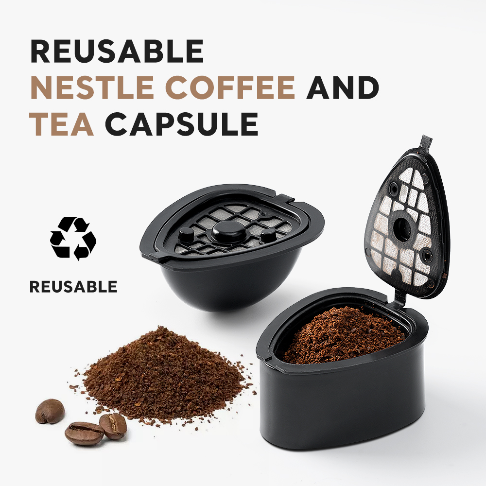 使い捨ての再利用可能なカプセル,コーヒーフィルター,紅茶,家 - Coffee Tea Mix のレビューと価格