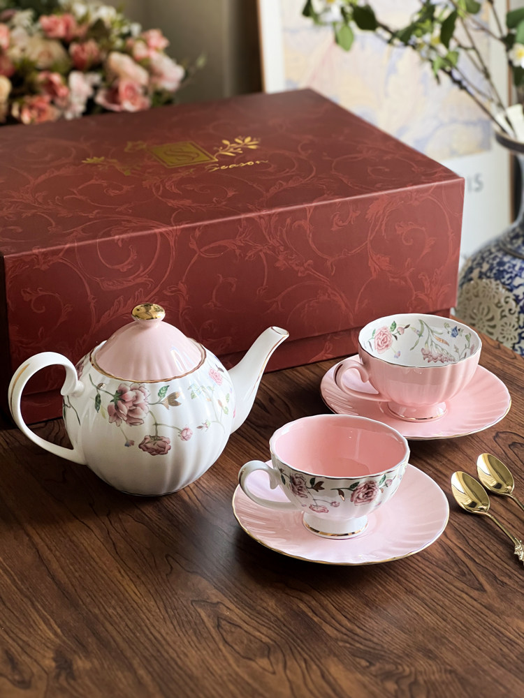 コーヒーカップセット シンプルなヨーロピアンスタイル アフタ - Coffee Tea Gift Set のレビューと価格