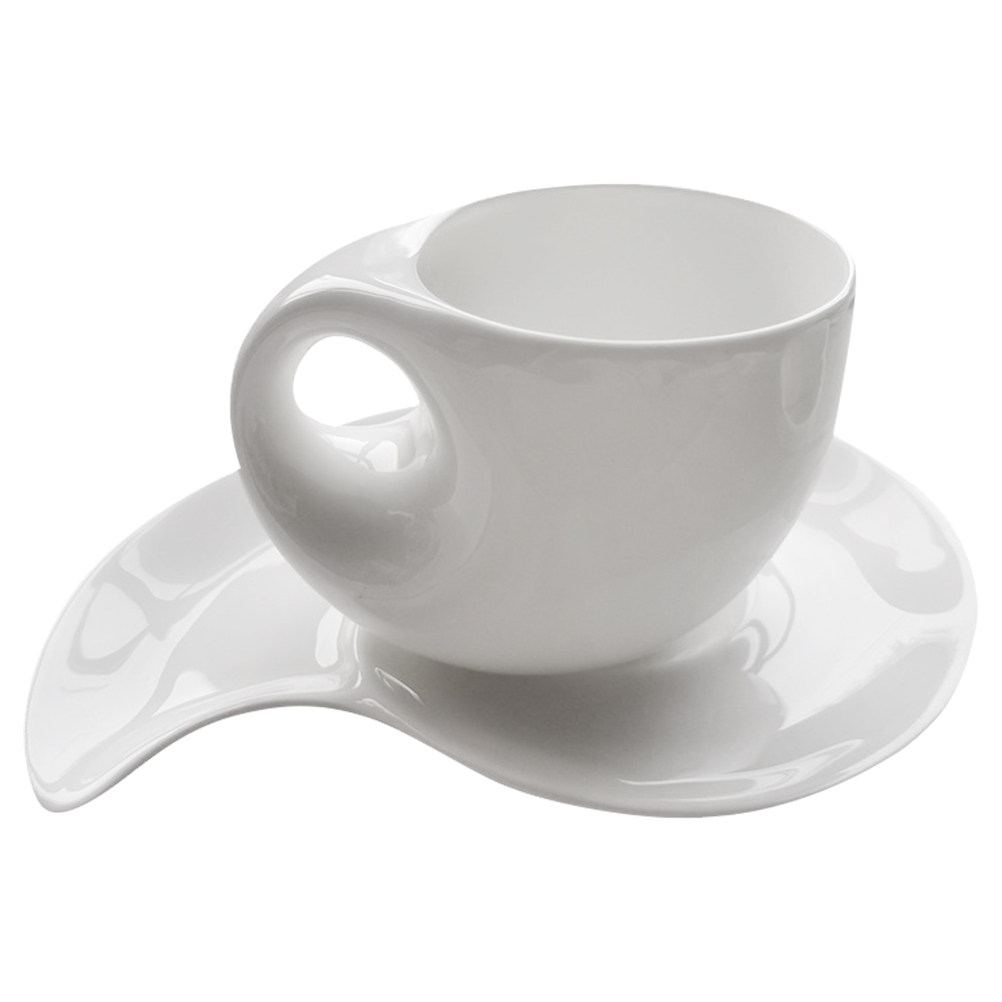 1セットセラミックコーヒーカップ＆ソーサーキット、エレガント - Coffee Tea Gift Set のレビューと価格
