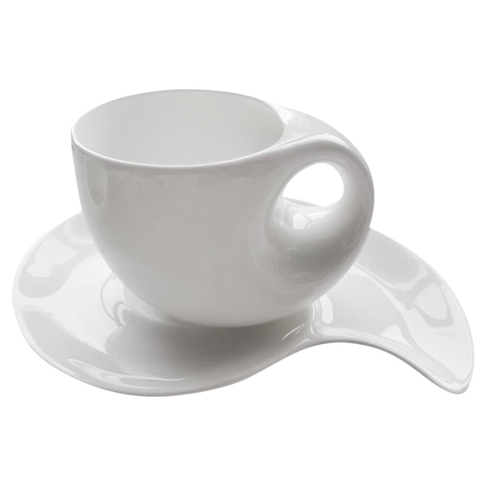 1セットセラミックコーヒーカップ＆ソーサーキット、エレガント - Coffee Tea Gift Set のレビューと価格