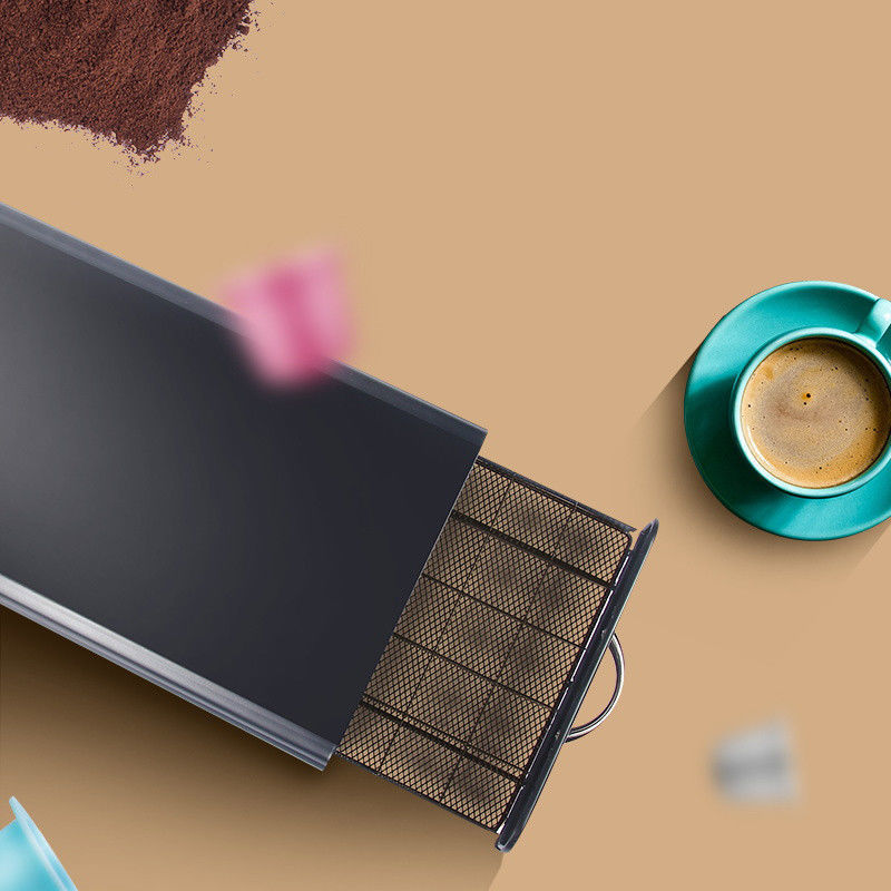 50個入りコーヒーカプセルオーガナイザー 実用的なコーヒーポ - Coffee Capsule Holder のレビューと価格