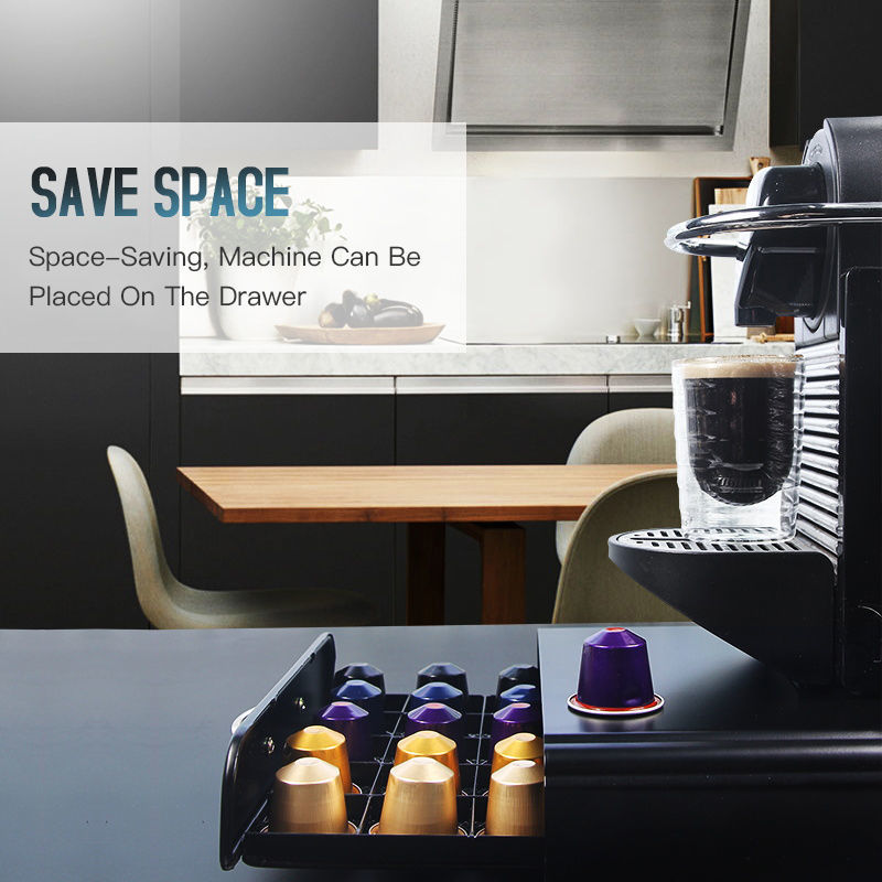 50個入りコーヒーカプセルオーガナイザー 実用的なコーヒーポ - Coffee Capsule Holder のレビューと価格
