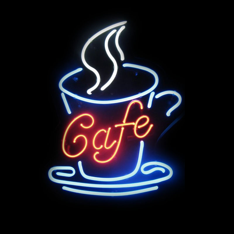カフェ、カップレストラン、ビアバー、ティーカラ、ホテル、店舗 - Coffee Tea Neon Sign のレビューと価格