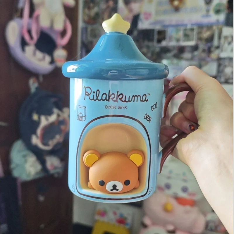 かわいい3Dリラックマセラミックマグ、電子レンジ対応、ノベル - Coffee Tea Gift Set のレビューと価格
