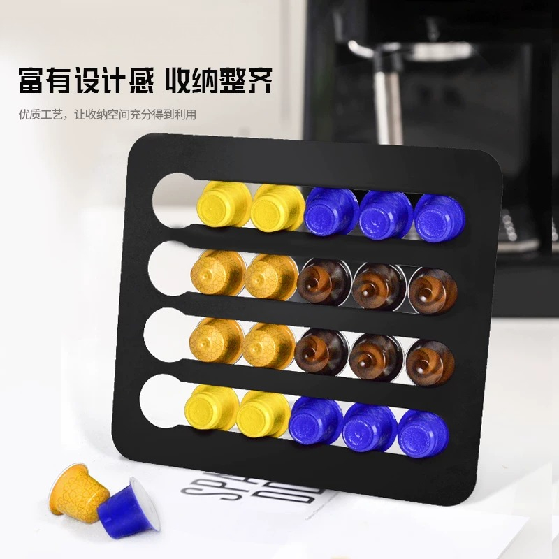 1 個のコーヒーカプセル収納ラックスーツネスプレッソ磁気カプ - Coffee Capsule Holder のレビューと価格