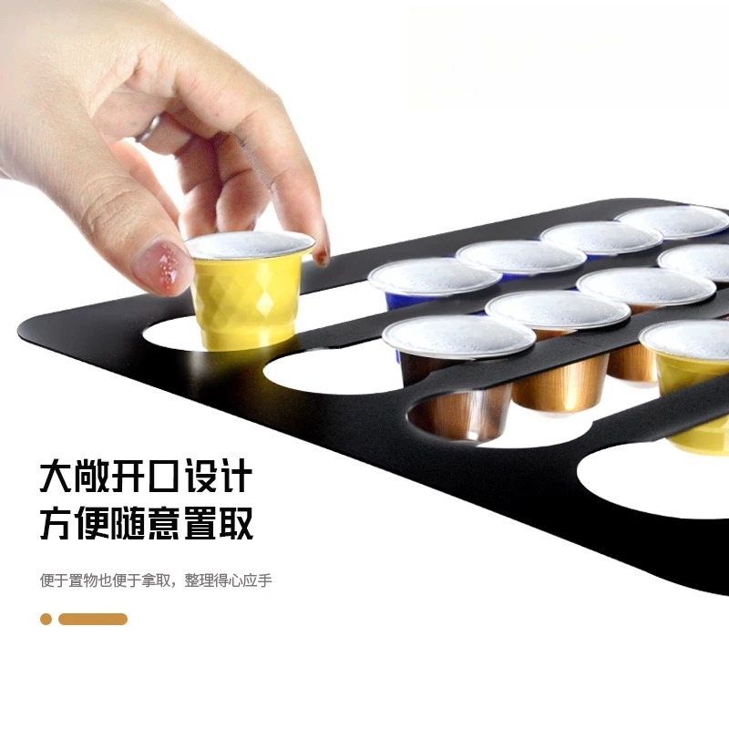 1 個のコーヒーカプセル収納ラックスーツネスプレッソ磁気カプ - Coffee Capsule Holder のレビューと価格