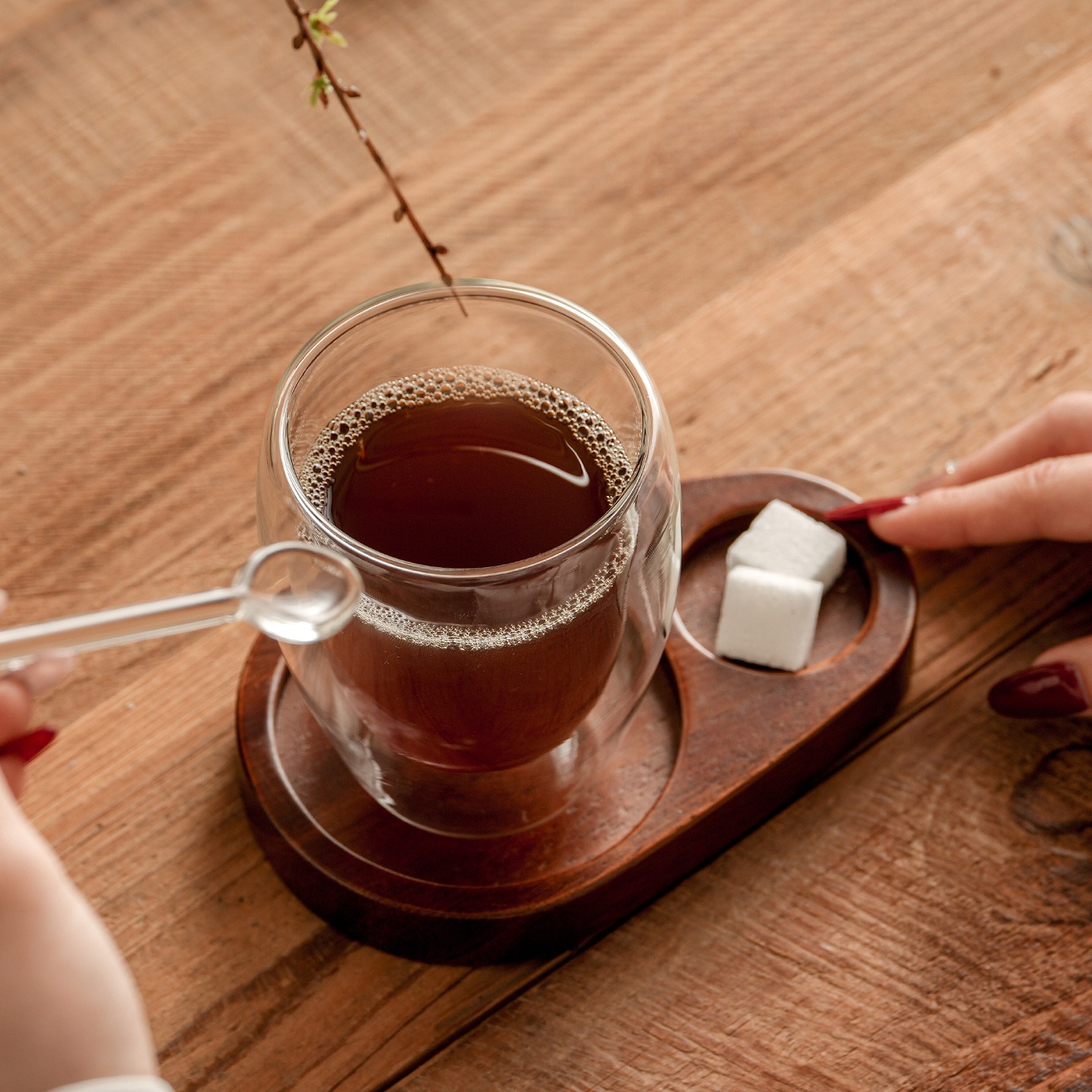 アメリカンダブルウォールガラスコーヒーマグ ボロシリケートカ - Coffee Tea Gift Set のレビューと価格