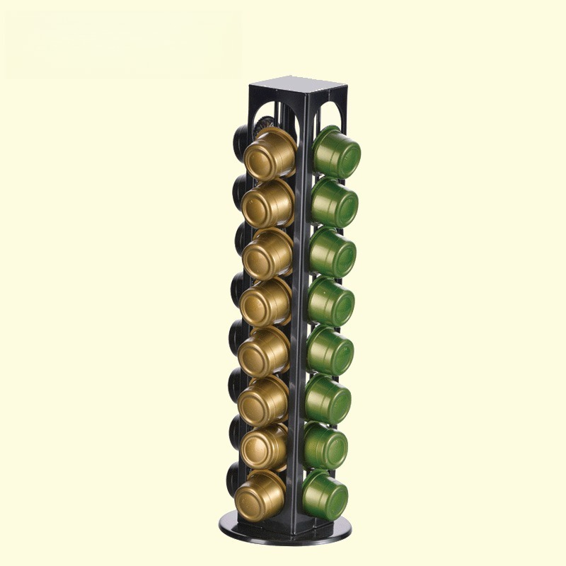 コーヒーポッドホルダー 中型回転式コーヒーカプセルホルダー  - Coffee Capsule Holder のレビューと価格